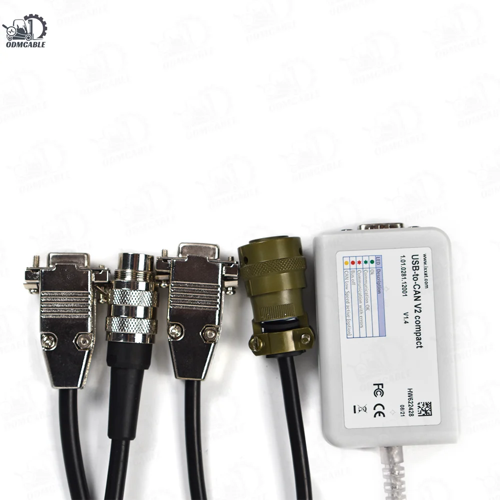 CF53 laptop with For MTU (USB-to-CAN) 2.74 Diagnostic software COMPACT IXXAT Truck Diagnostic tool Diesel engine scanner tool
