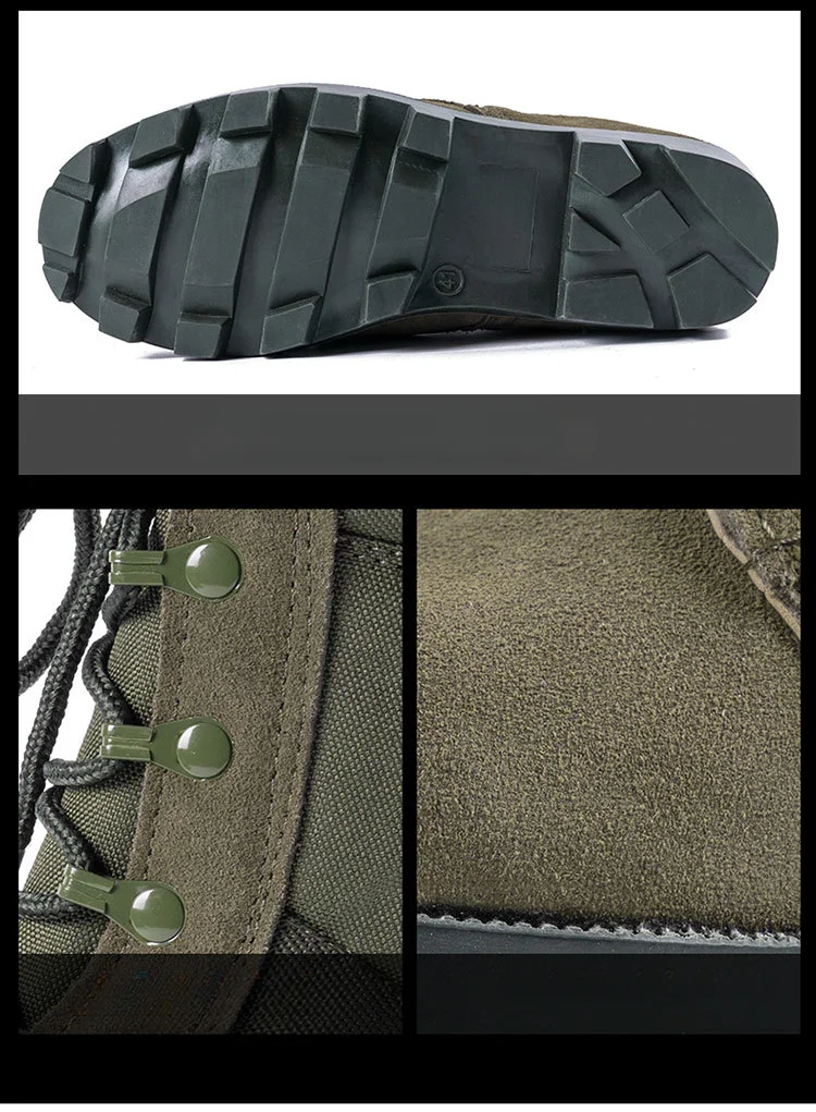 Men'S Military Tactical Boots Sneakers Hiking Philippine Jungle High Top Shoes