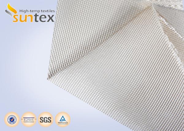 1200g Silca High Temperature Fiberglass Cloth 12H Satin For Welding Protection