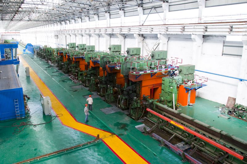 Hot Rolling Mill Equipment And Industrial Induction Furnace CCM For Rebar Production Line