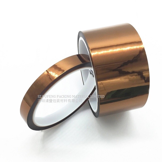 Amber High Temperature 50um 33m Kapton Polyimide Tape Heat Resistant
