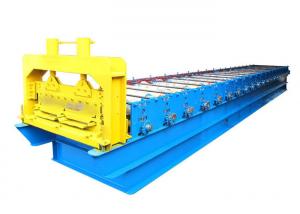 China Steel PPGI Roofing Sheet Roll Forming Machine , Strong Frame Standing Seam Roll Former on sale