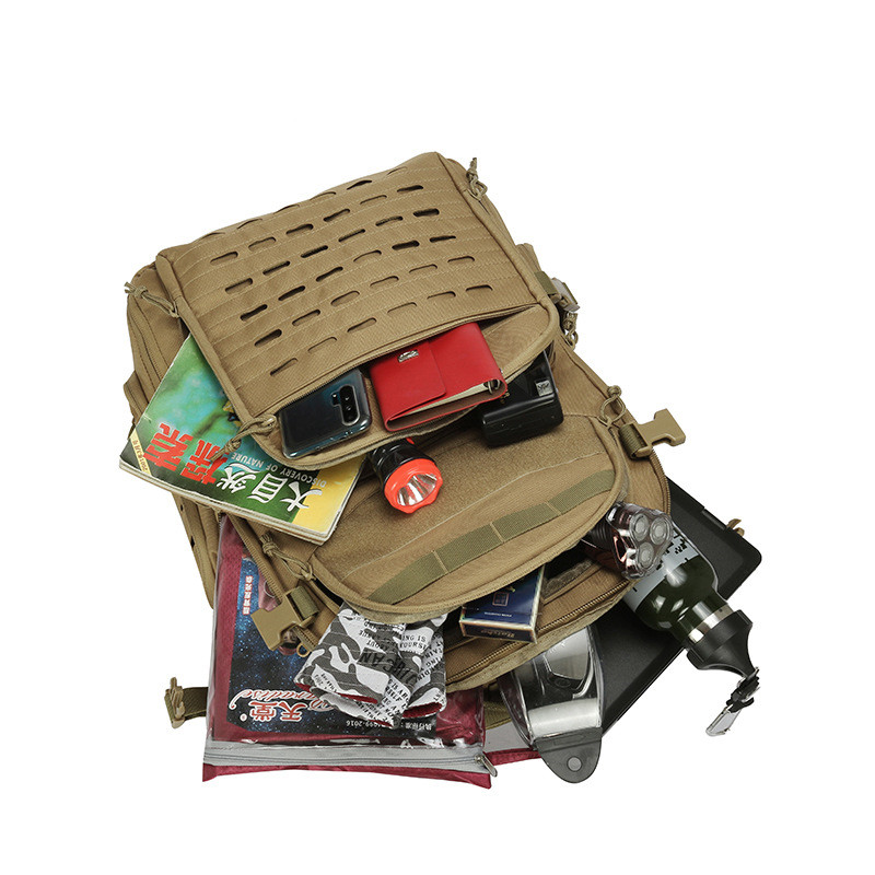 Polyester Lining Dragon Egg Tactical Backpack 35L PVC PU Coating