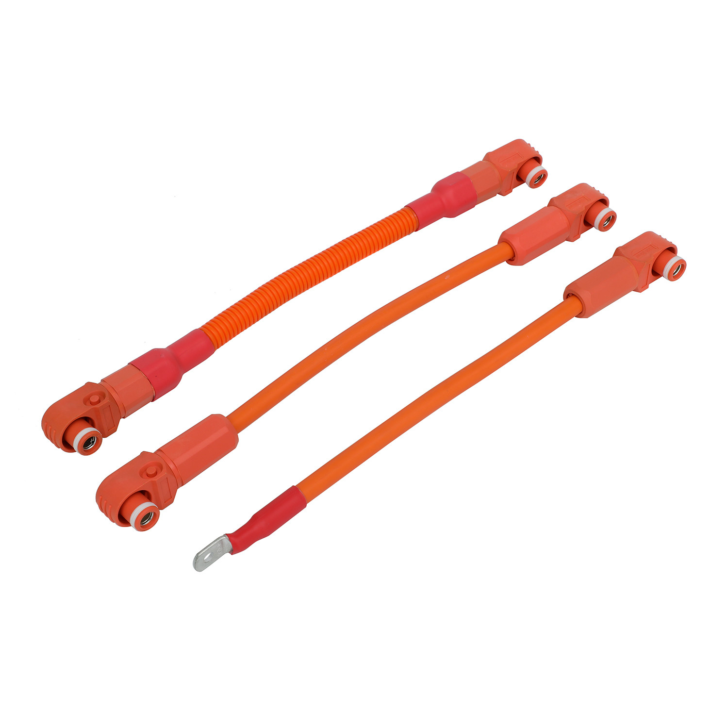 Flexibility Black/Red Copper Solar Connector Cable With MC4 Connector By Round Cross Section