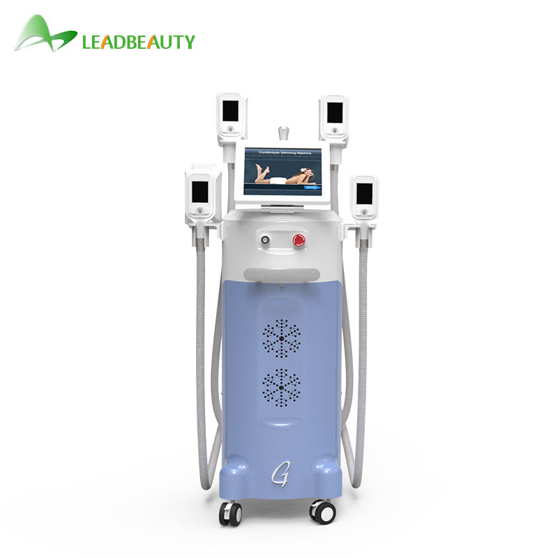 2-6cm fat lost after 1 treatment Cryotherapy slimming machine with 12 inch LCD screen