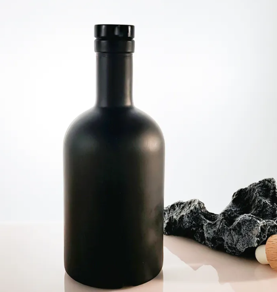 Clear Glass Gin Vodka Bottle with Cork 50ml 100ml 200ml 375ml 500ml 750ml 1000ml Custom