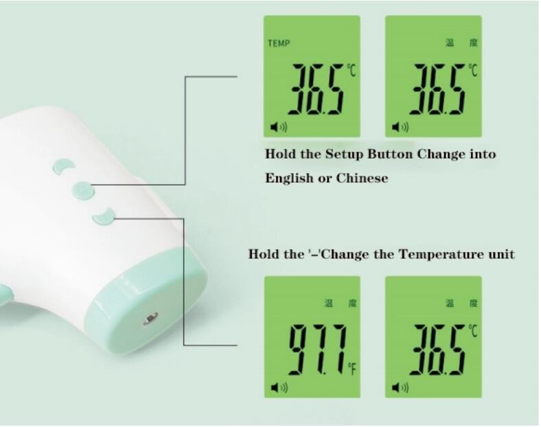 Health Care Automatic Shutdown Non Contact Temperature Gun