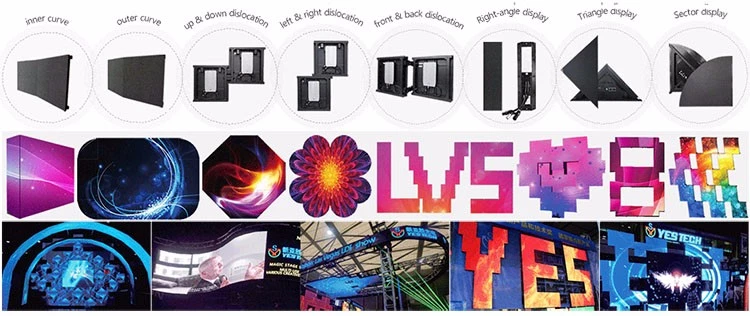 Full Color Stage LED Screens Video Wall Concert P2 Die Casting Aluminium Frame