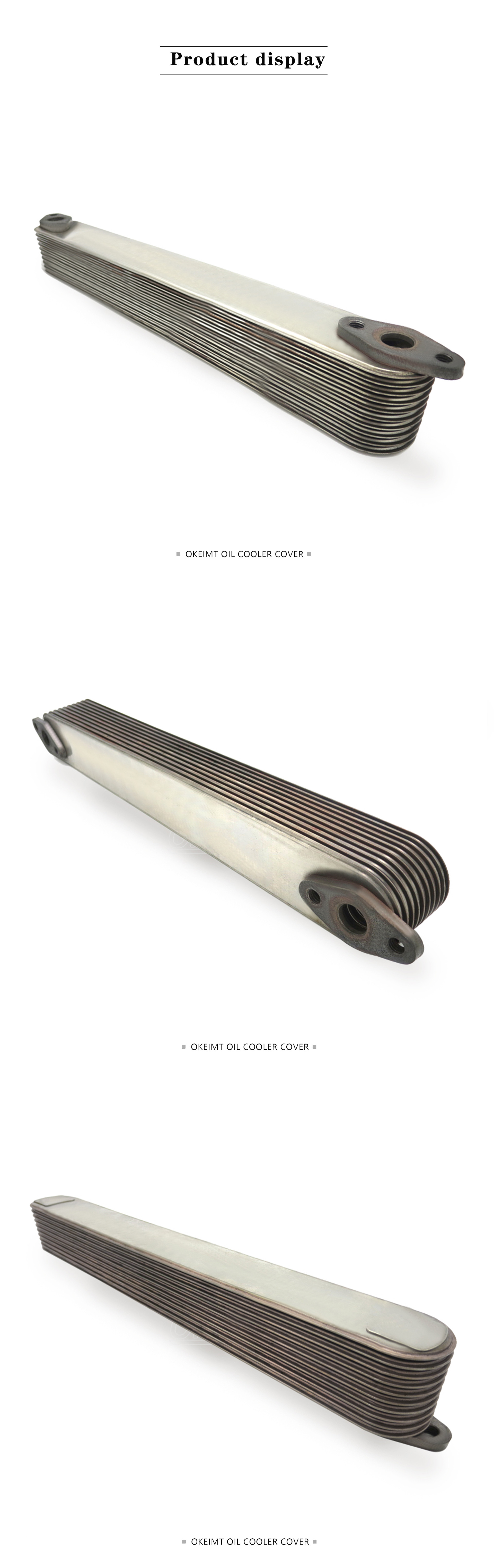 600-651-1161 Oil Cooler Core For S6D155-10P Komatsu Engine