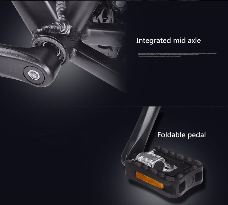 21 Speed Electric Folding Bike 48V 120Km Long Range 26 Inch Wheel Ebike