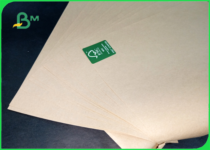 Food grade 40 50 60 70 80gsm tear resistance Brown kraft paper for food packing