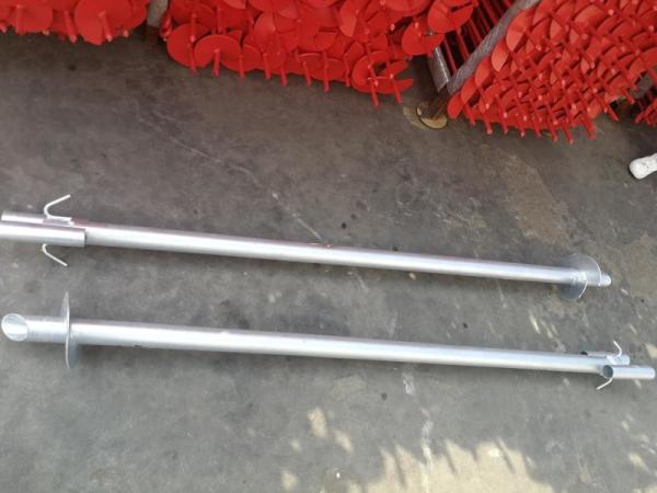 2000mm Galvanized Grounding And Earthing Products Ground Anchor Pipe