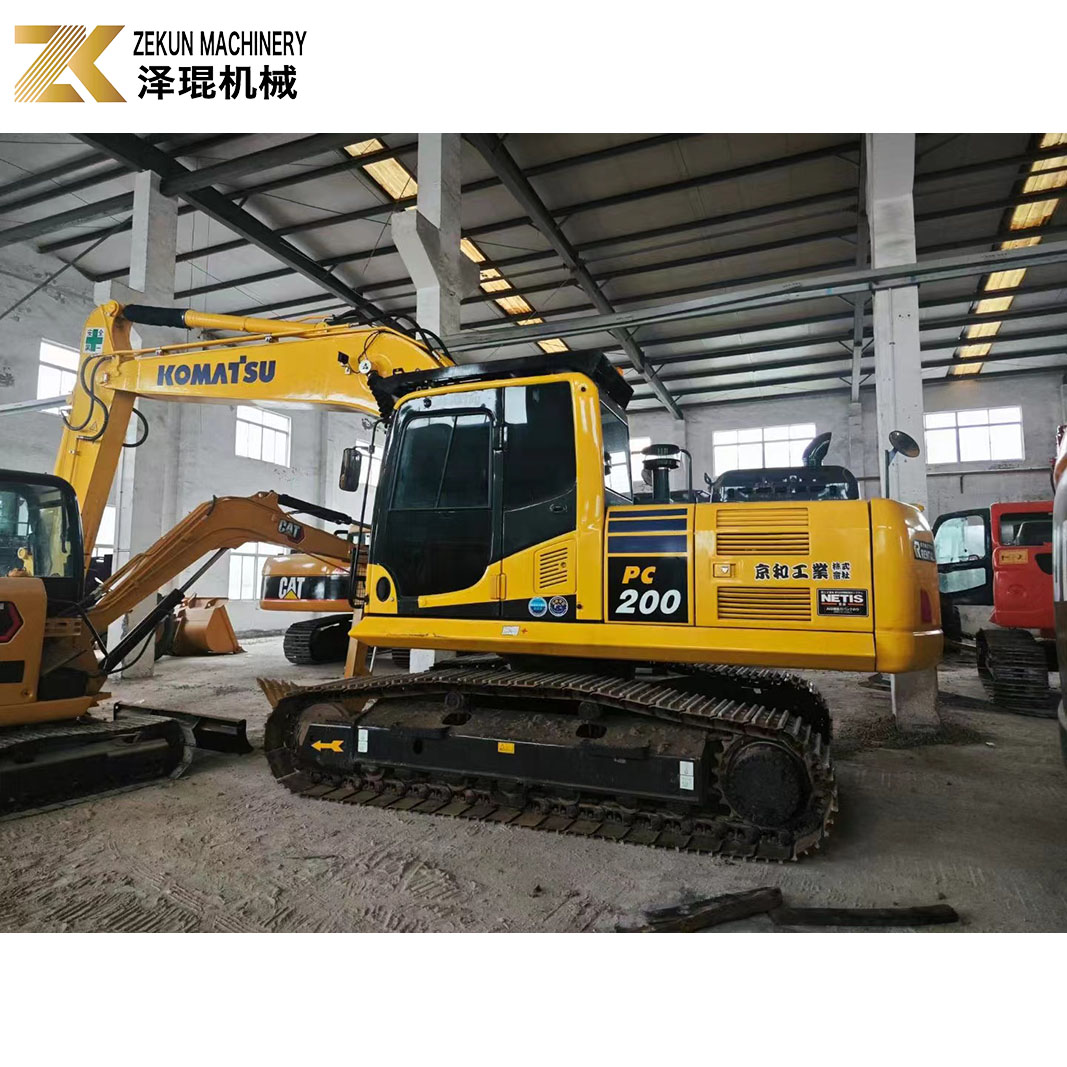 Low Working Hours 2001-4000 Komatsu PC200-8 Used Crawler Excavator in Good Condition
