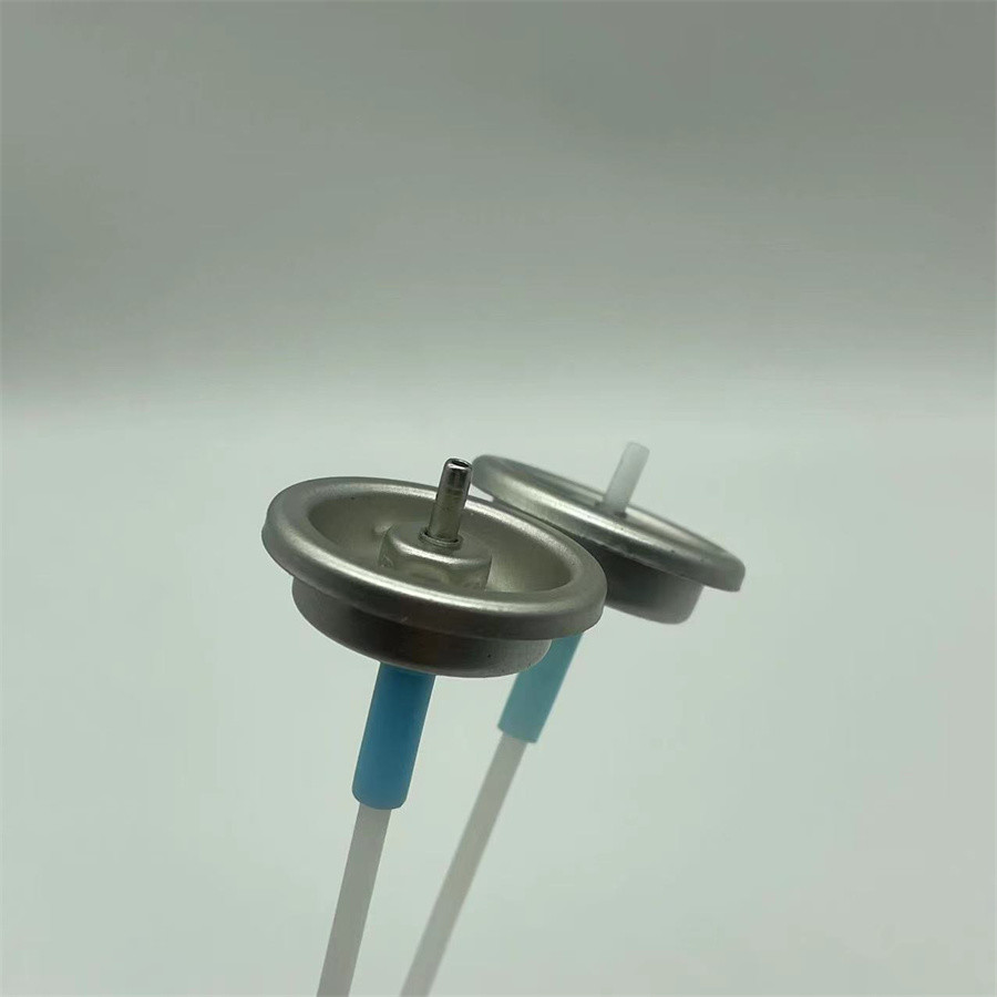Button Actuator Aluminum Aerosol Valve with Mist Spray Pattern in 50-200mcl Rates