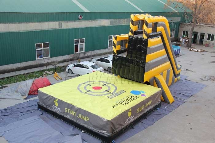 Customized Size Inflatable Stunt Jump Fire Retardant With Two Stages