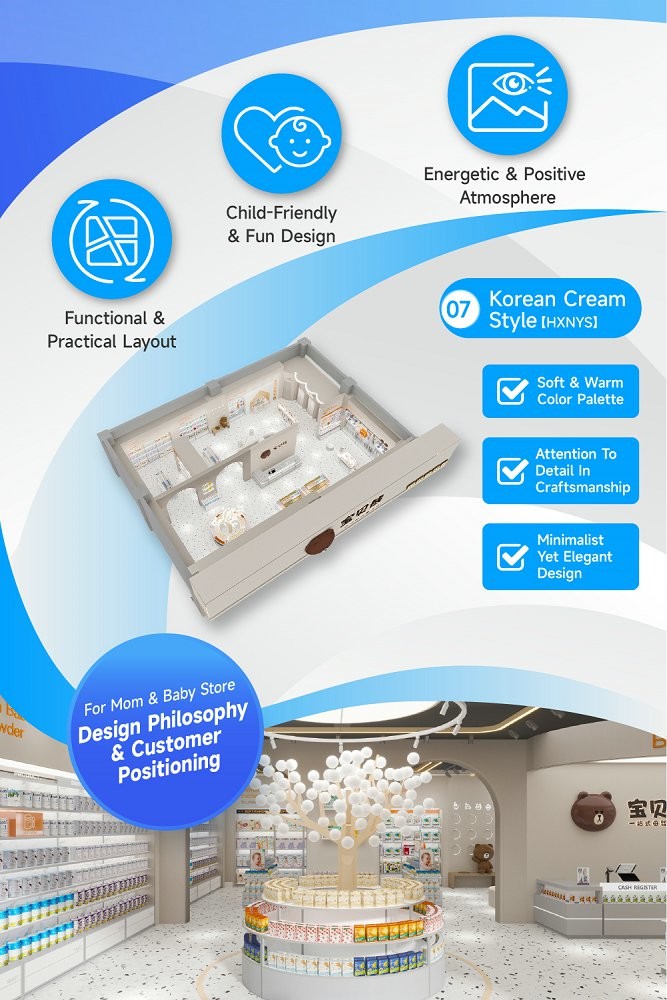 07-HXNYS Mom And Baby Model Store With Korean Cream Style