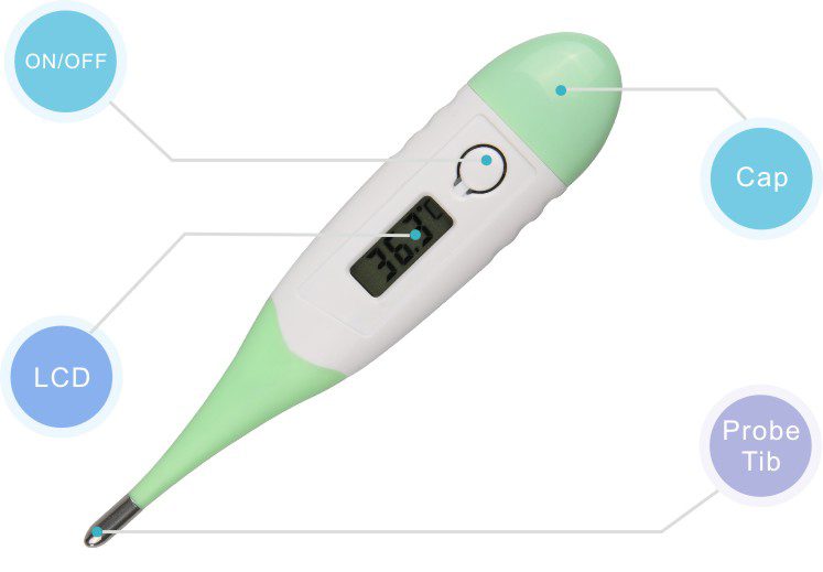 Flexible Waterproof Digital Thermometer Body Thermometer Digital Thermometer Prices