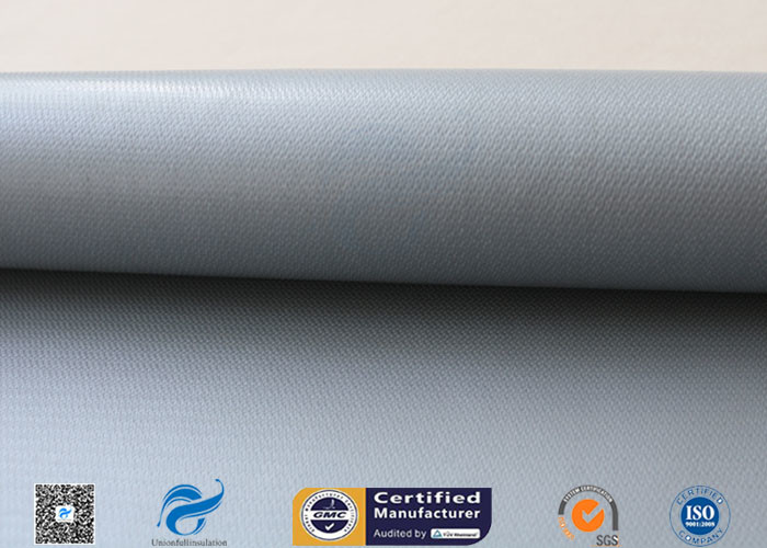 Satin Weave Silicone Coated Fiberglass Fabric 590g Fire Blanket Double Sides