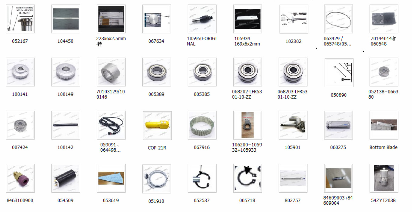 Bearing 624ZZ Auto Cutter Parts Number 007424 052138 066380 For Bullmer