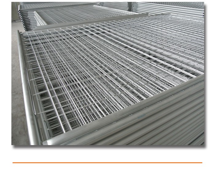 Portable Safety Fence Temporary Fence Panels For Construction Site Q235 Steel Materials