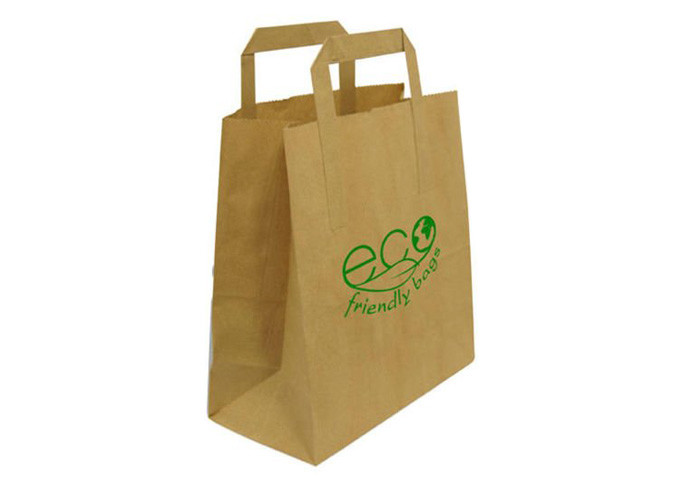 Kraft Paper Electronic Packaging Box , Gift Packaging Bags For Wine Bottle