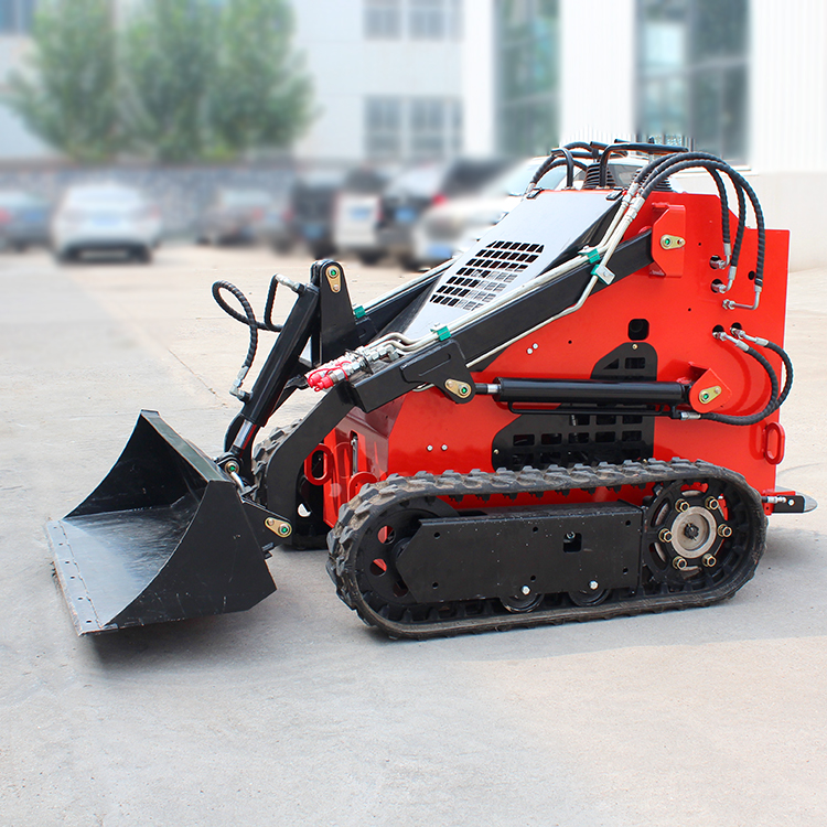 High Operating Efficiency Diesel/Gasoline Wheel Tracked Small Skid Steer Loader
