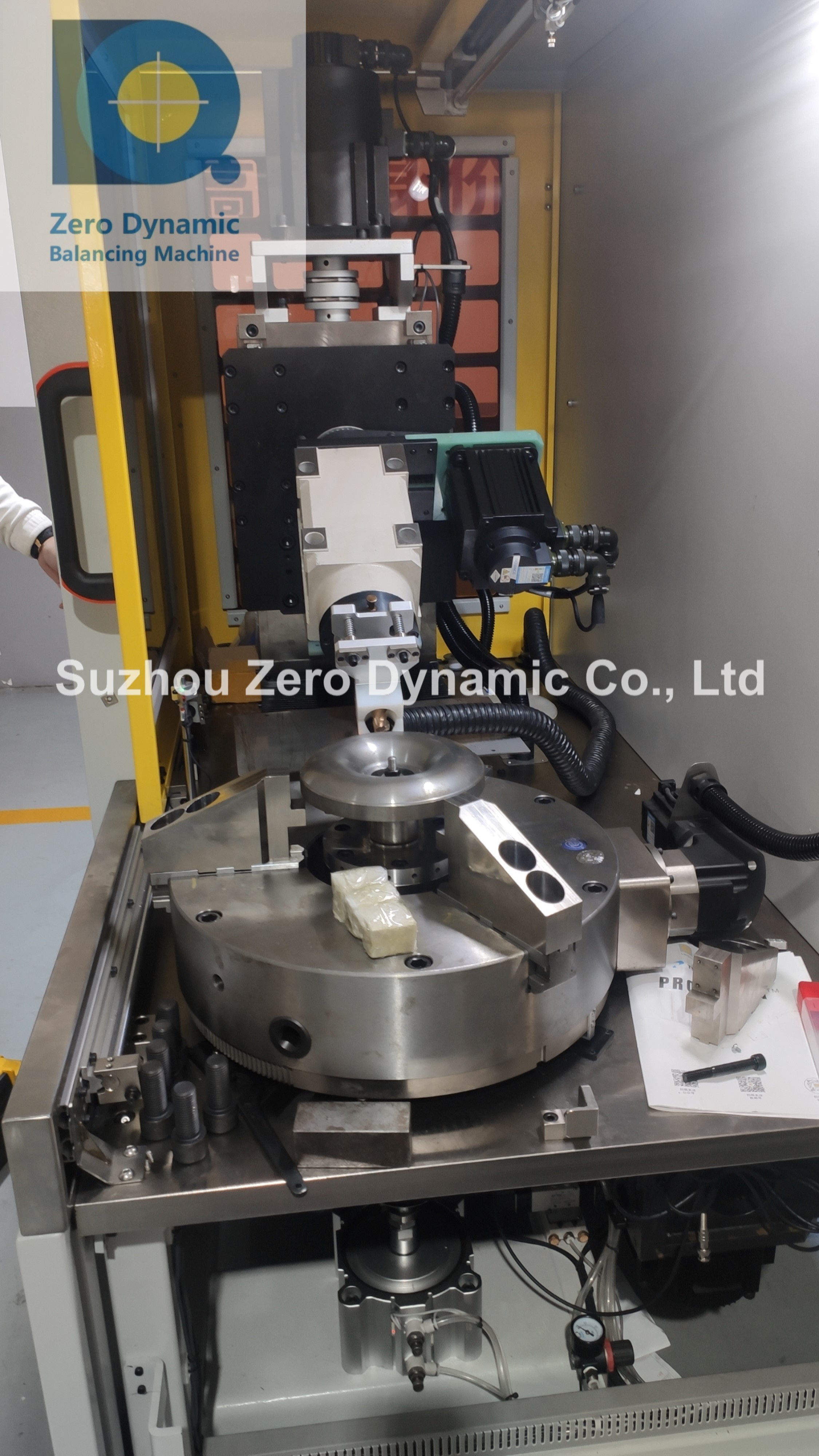Hydraulic Torque Converter Automatic Balancing Machine Vertical Single Plane Inclined Milling Correction Balancer