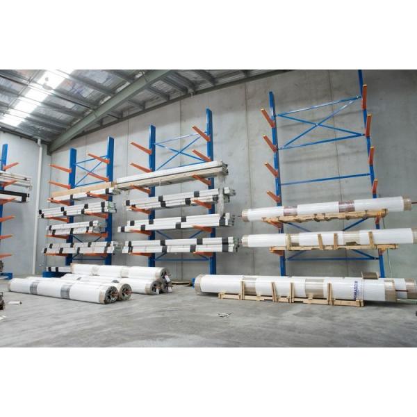 Multi-tier Cantilever Racking System with Boltless Assembly for Custom Capacity Warehouse Storage