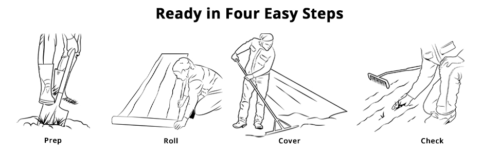 Say Goodbye to Weeds with Natural Grass Weed Control Mat PP Fabric Garden Root Barrier