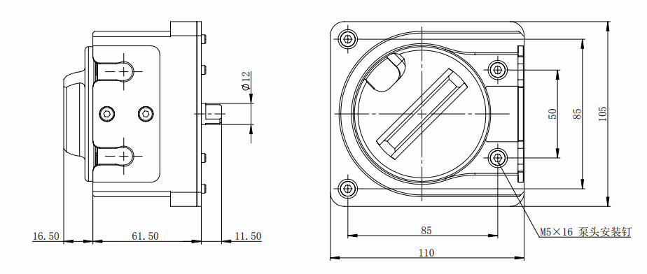 Hot Sell And New Type Peristaltic Pump Head JY25 peristaltic head
