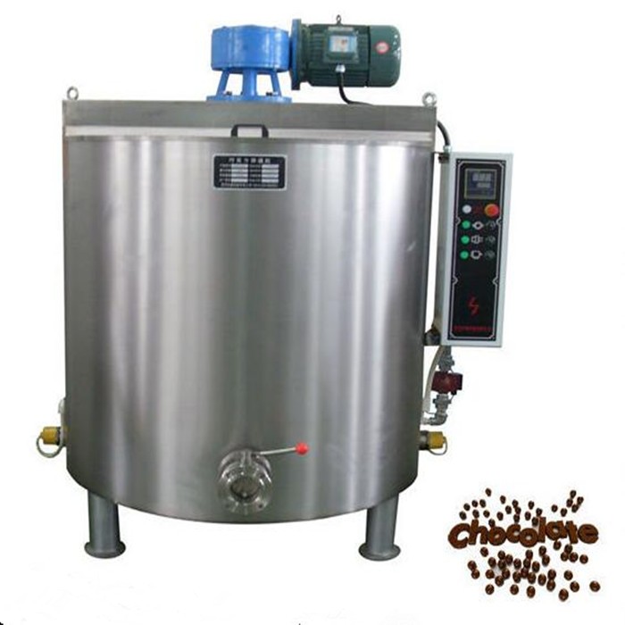 15kg 30kg 60kg Chocolate Making Machine Coating Covering Machine For Waffer Cookies