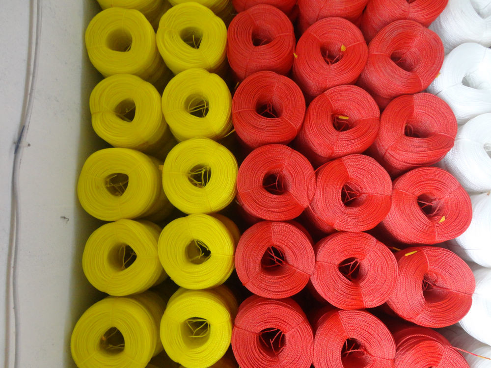 8mm 3/4 Strand Twisted Ropes Small Coil Color Polyethylene Rope