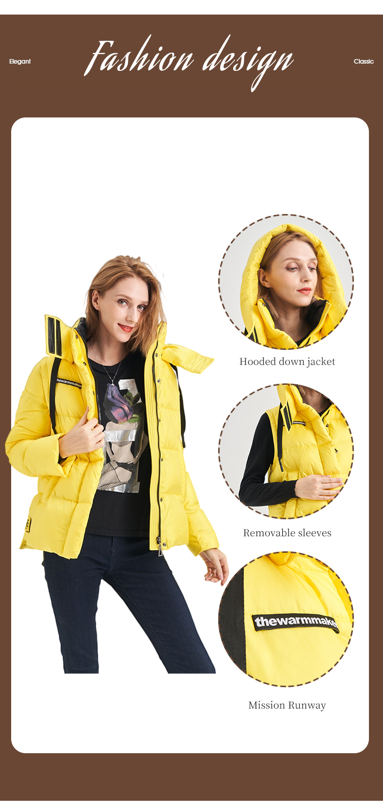 FODARLLOY 2022 High Quality Warm Hooded Lady Thin Cotton-padded Jacket Women Coat Lightweight Luxury Down Foldable Jacket