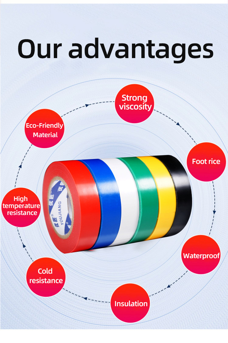 Premium PVC Insulating Tape With UV Protection For Outdoor Electrical Maintenance