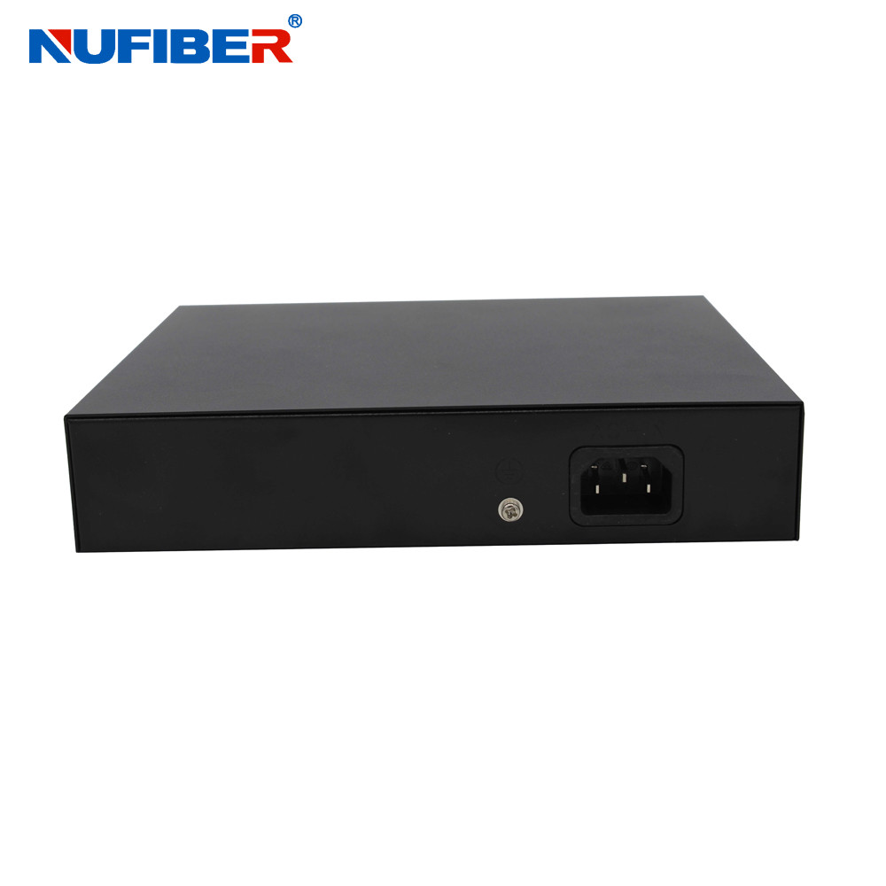 10/100 Mbps 6 Port 30W POE Ethernet Switch With Iron Case