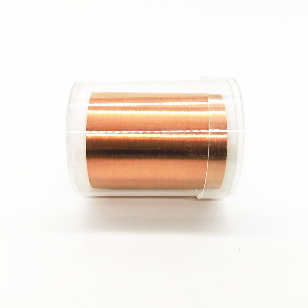 0.025 mm 3uew 155 Ultra Fine Enameled Copper Wire Self Bonding Wire For Voice Coils