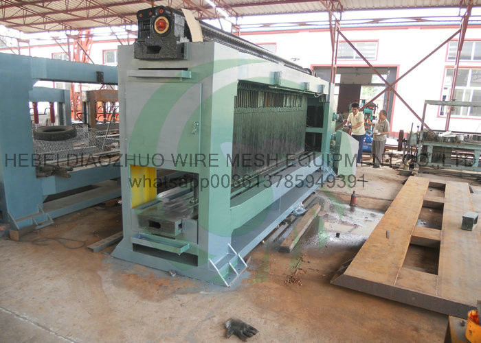 100*120 Gabion Mesh Machine , Longlife Galvanized Hexagonal Wire Mesh Machine