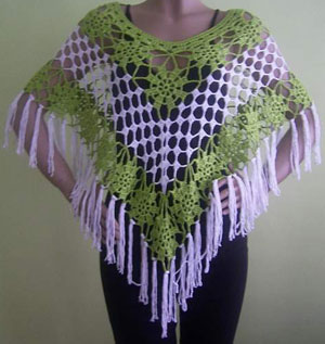 Black Fringed Shawl Wrap Crochet Beaded Scarves with tassel, Handmade, Crocheted Multiwear
