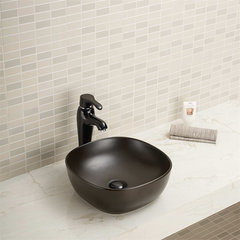 250mm 350mm Round Shallow Countertop Basin Sink Bowl Seamless