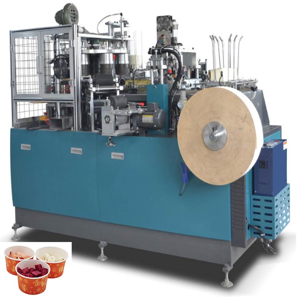 CE 60-70pcs/Min Disposable Paper Bowl Making Machine 1980KG