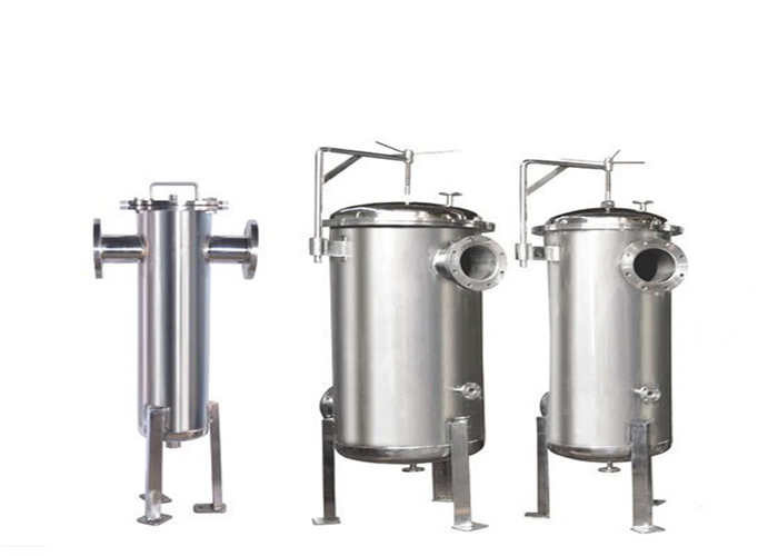 Stainless Steel Water Filter Housing , Metal Filter Housing Easy Install