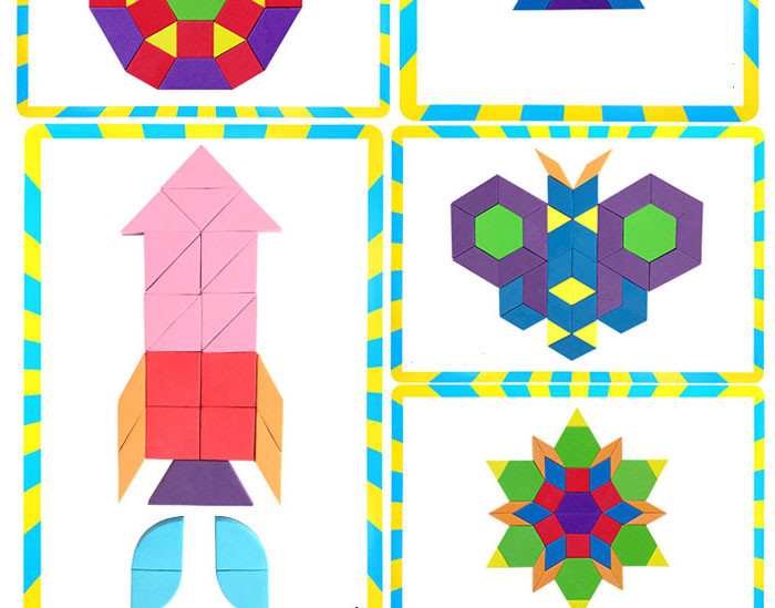 Cusotmized Shapes Durable EVA Foam Magnetic Activity Set Geometric Figure Shape