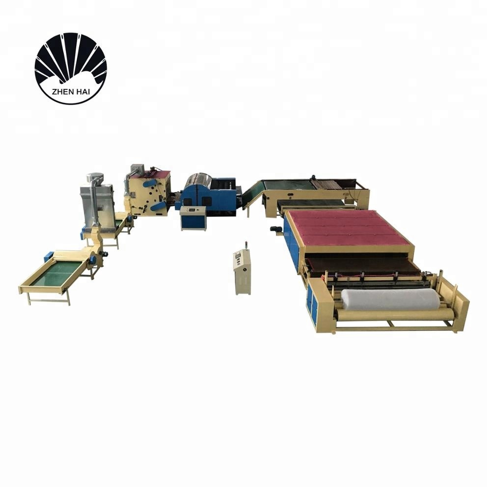 Glue Free Wadding Fiber Sheet Fleece Making Machine