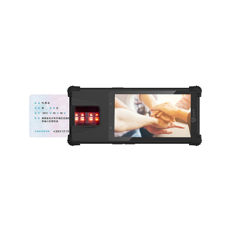 IP65 Contact Handheld Card Reader Suprema Fingerprint Scanner NFC Biometric Tablet