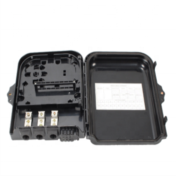 Wall-mount and Pole mounted ABS PC plastic 8 core outdoor fiber optic termin box