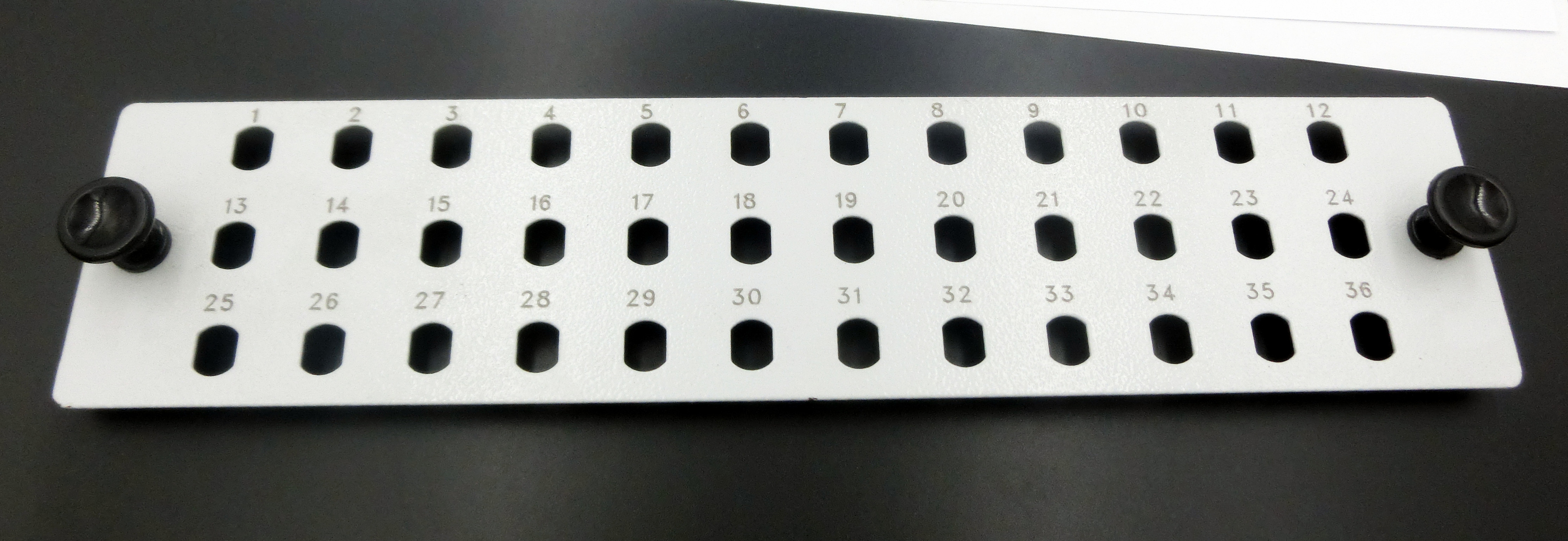 Single Mode LGX Fiber Optic Adapter Panel SC ST 12 Port White