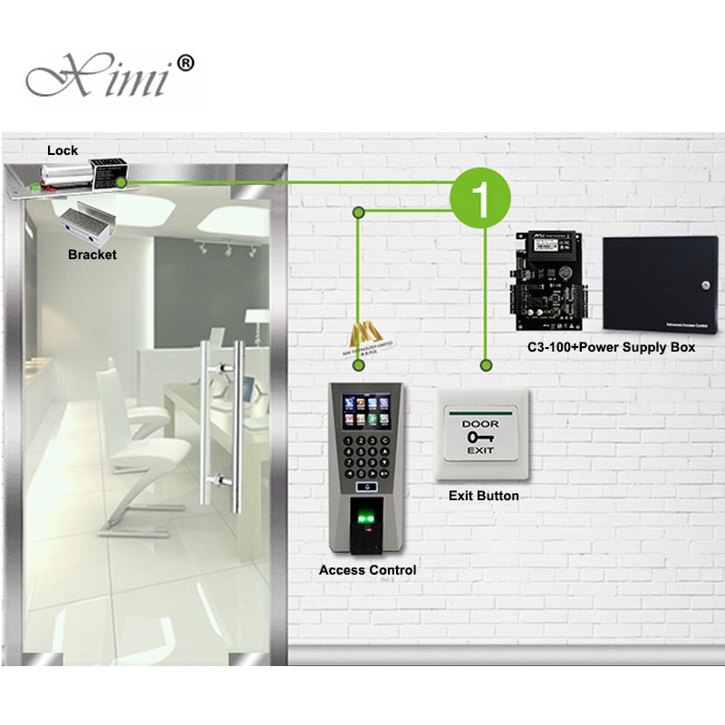 ZKteco C3-100 One Door Door Access Control Panel Access Controller System
