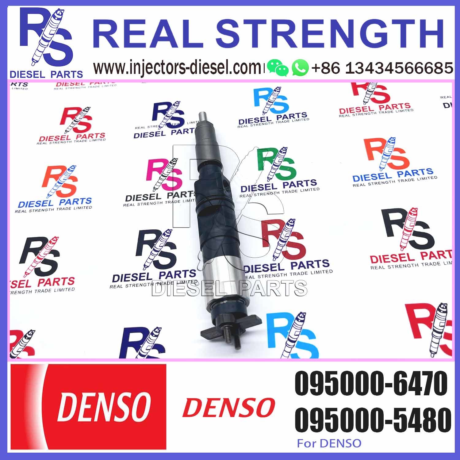 Diesel Injector RE529150 095000-6460 Common Rail Injector RE529151 095000-6470 for John Deere