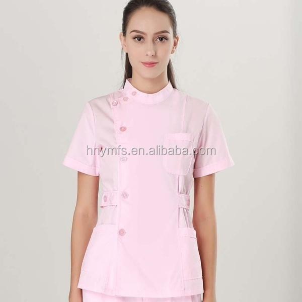 3 Pockets Hospital Scrub Suit Custom Logo Medical Doctors Maternity Scrubs