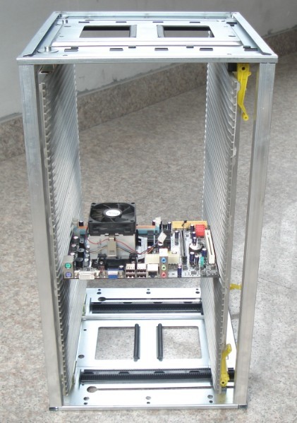 Anti Static Aluminum Alloy ESD SMT Magazine metal Rack Size 355 * 320 * 563 mm